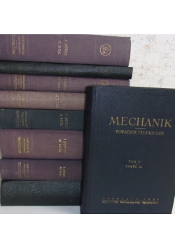 Mechanik Poradnik Techniczny ,Zestaw 9 książek