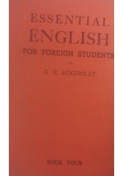 Essential English for foreign students, 1942 r.