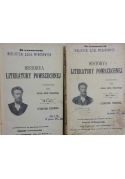 Historya literatury powszechnej tom VI cz. I-II 1903 r.