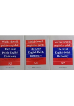 Wielki słownik angielsko-polski, polsko-angielski. Zestaw 3 książek