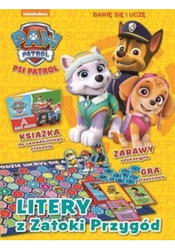 Psi Patrol. Wypychanki. Litery z Zatoki Przygód