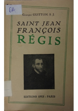 Saint Jean Francois Regis, 1941r.
