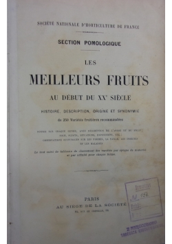 Les Meilleurs Fruits au Debut du XX Siecle, 1907 r.