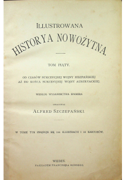 Illustrowana historya nowożytna tom V