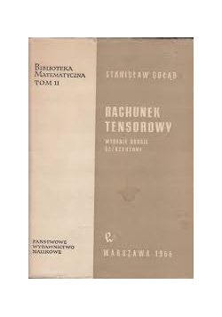 Rachunek Tensorowy, tom 11