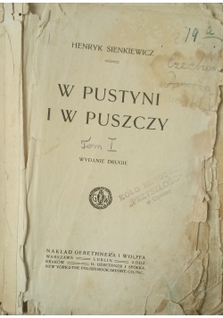 W Pustyni i w Puszczy ,1912 r. II WYDANIE