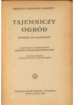 Tajemniczy ogród, 1946r.