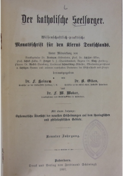 Der katholische Seelsorger,1897r.