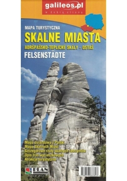 Mapa turystyczna - Skalne Miasta 1:35 000