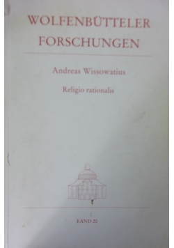 Wolfenbütteler forschungen, band 20