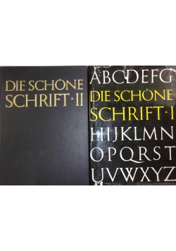Die Schoene Schrift, zestaw 2 książek