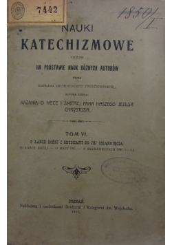 Nauki Katechizmowe ,1911r.