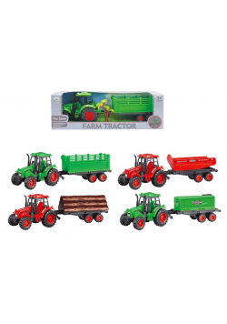 Traktor z przyczepą