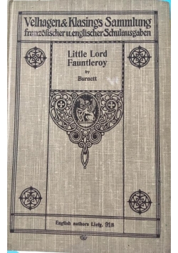 Little Lord Fauntleroy,1909r.