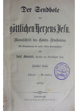 Der Sendbote des gottlichen ,1876