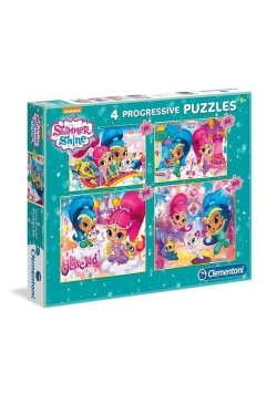 Puzzle 20+60+100+180 el. Shimmer and Shine