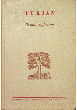 Lukian  Pisma Wybrane