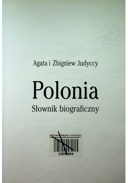 Polonia Słownik biograficzny