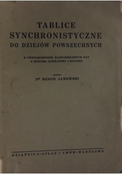 Tablice synchronistyczne do dziejów powszechnych, 1939 r.