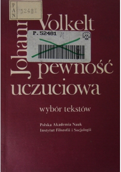 Pewność uczucia