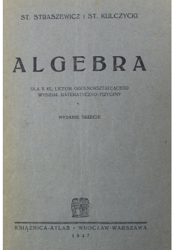 Algebra 1946 r