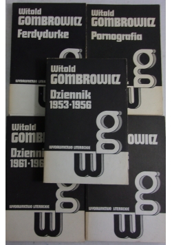 Pornografia / Ferdydurke / Dziennik 1957 - 1961 / Dziennik 1953 - 1956 / Dziennik 1961 - 1966