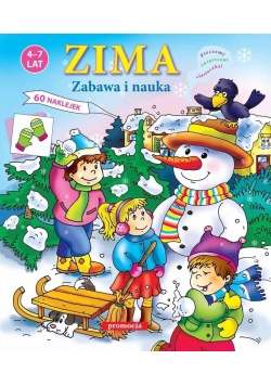 Naklejanki - Zima. Zabawa i nauka