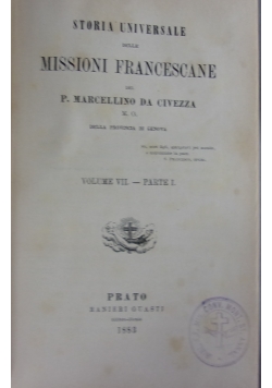 Missioni Francescane,1883r.