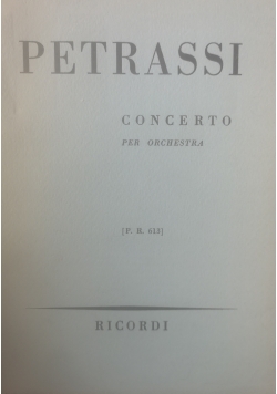 Concerto per orchestra