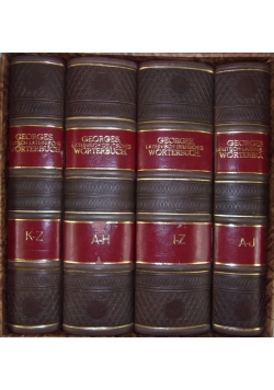 Ausfuhrliches Deutsch-Lateinisches Handworterbuch, 4 tomy, ok. 1882 r.