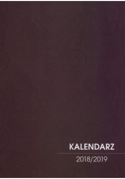 Kalendarz nauczycielski 2018/2019 brązowy