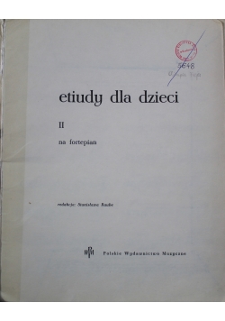 Etiudy dla dzieci na fortepian