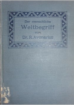Der menschliche Weltbegriff,1905r.