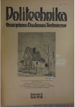 Politechnika nr 3, 1948 r.