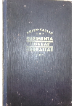 Rudimenta Linguae Hebraicae