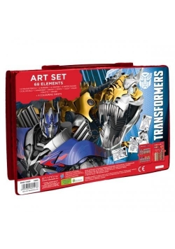 Zestaw artystyczny 68 elementów Transformers