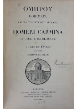 Omhpoy IIoihmata Kai Ta Toy Kykaoy Aeiyana, 1837 r.