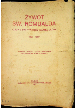 Żywot Św Romualda 1927 r.