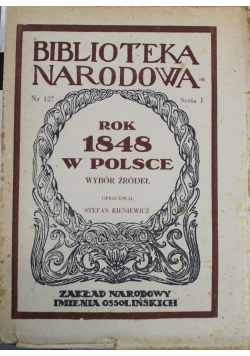 Rok 1848 w Polsce 1948 r