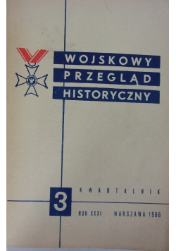 Wojskowy przegląd historyczny 3 (117)