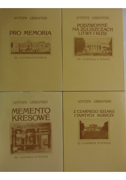 Urbański, zestaw 4 książek, 1929r