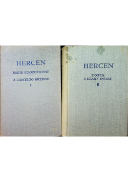 Hercen Eseje filozoficzne 2 tomy