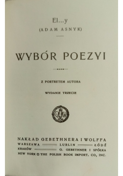 Wybór poezyi