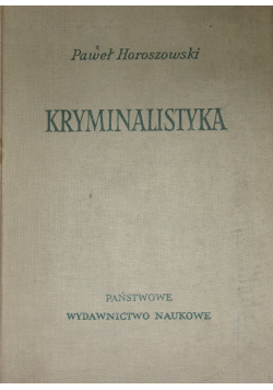 Kryminalistyka