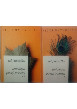 Antologia poezji polskiej, Tom I i II
