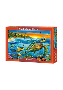 Puzzle 1000 Underwater Turtles CASTOR