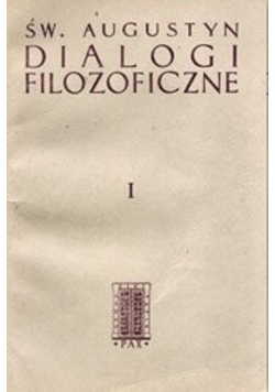 Dialogi filozoficzne I