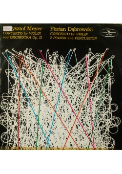 Krzysztof Meyer, Florian Dąbrowski Concerto for Violin, Płyta winylowa