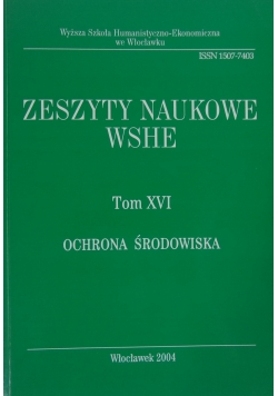 Zeszyty Naukowe WSHE, tom XVI