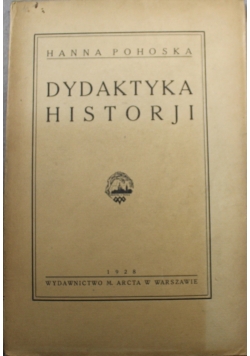 Dydaktyka historji  1928 r.